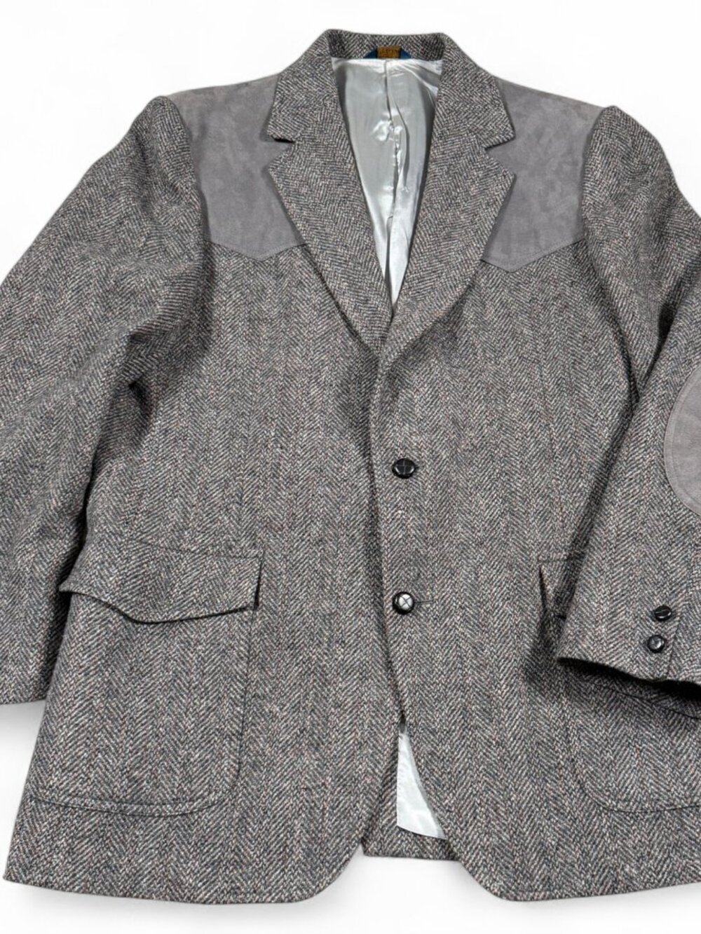 Pendleton High Grade Western Wear Wool Blazer 44 L Brown Vintage USA